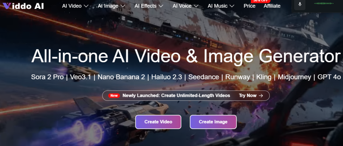 Say Goodbye to Tedious Editing: Generate Professional Videos with Viddo AI In One Click